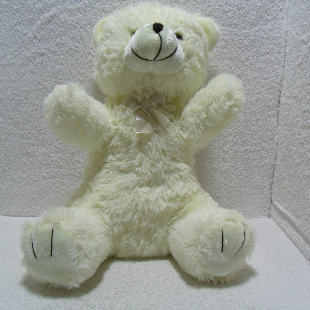 Greenbrier Soft plush Ivory teddy bear 15 inches.